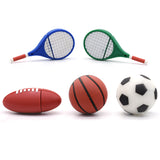 Sport pendive 32GB 64GB 128GB USB flash drive mini basketball football Tennis racket baseball Usb stick gift