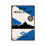 Game Bar Darts Metal Plate World Cup Cheer Painting