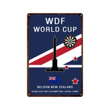 Game Bar Darts Metal Plate World Cup Cheer Painting