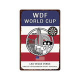 Game Bar Darts Metal Plate World Cup Cheer Painting