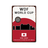 Game Bar Darts Metal Plate World Cup Cheer Painting