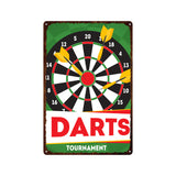 Game Bar Darts Metal Plate World Cup Cheer Painting