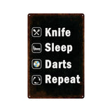 Game Bar Darts Metal Plate World Cup Cheer Painting