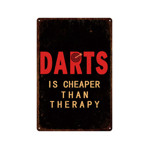 Game Bar Darts Metal Plate World Cup Cheer Painting