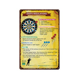 Game Bar Darts Metal Plate World Cup Cheer Painting