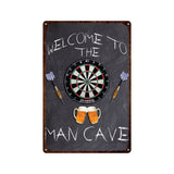 Game Bar Darts Metal Plate World Cup Cheer Painting