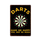 Game Bar Darts Metal Plate World Cup Cheer Painting