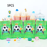 Soccer Theme Favor Box Cupcake Decorations Kids Party