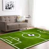 Flannel Soccer Field Ground Floor Mat