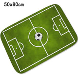 Flannel Soccer Field Ground Floor Mat