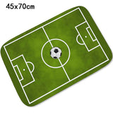 Flannel Soccer Field Ground Floor Mat