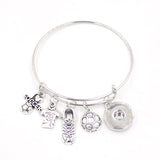 Sport I love Soccer Charm Bracelet