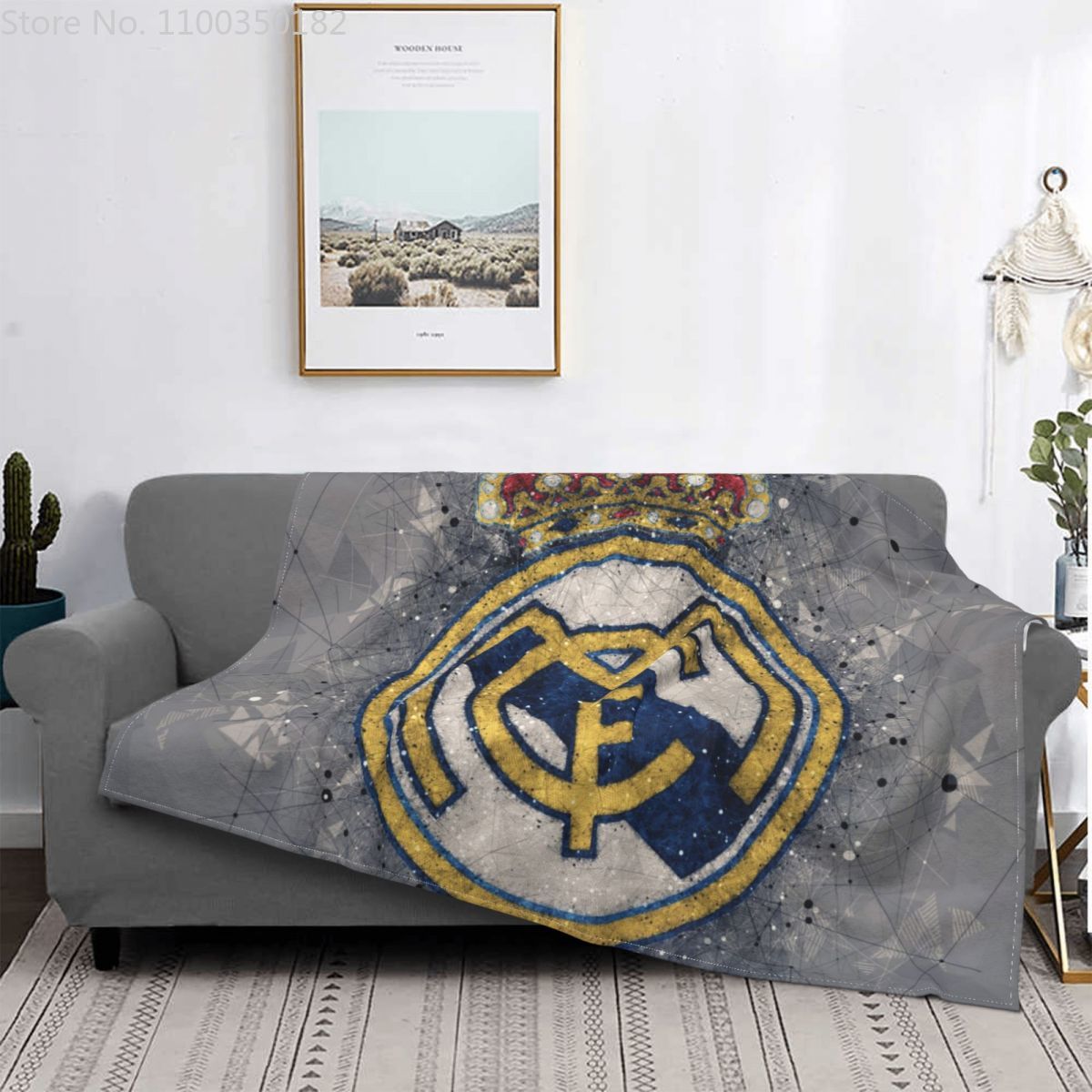 Real Madrids Fleece Blanket