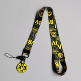 Football Mobile Phone Long Neck Lanyard