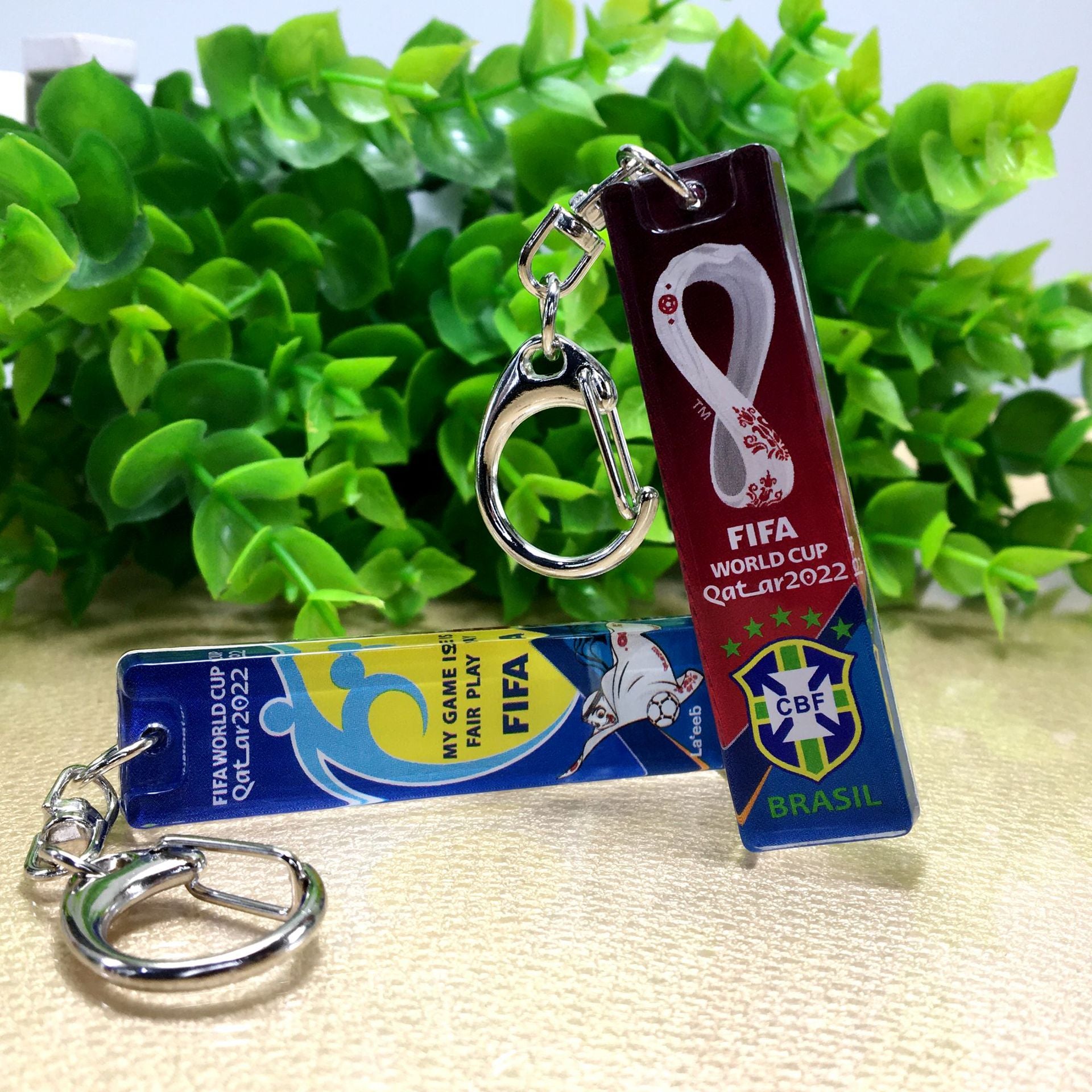 2022 Qatar FIFA World Cup Football Team Acrylic Keychain