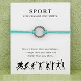 Soccer Bracelets for Women Jewelry Gift