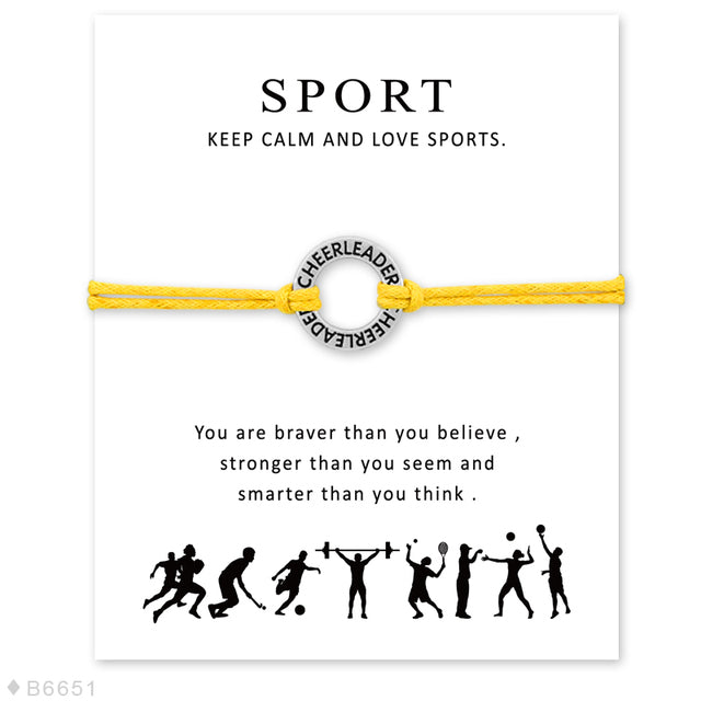 Soccer Bracelets for Women Jewelry Gift