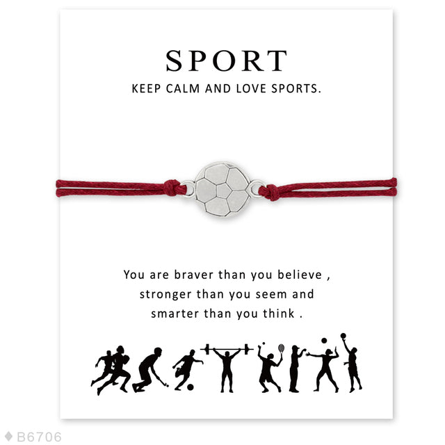 Soccer Bracelets for Women Jewelry Gift