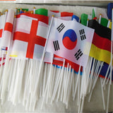 Word Cup 32 Countries Hand Flags for Football Club soccer Fans