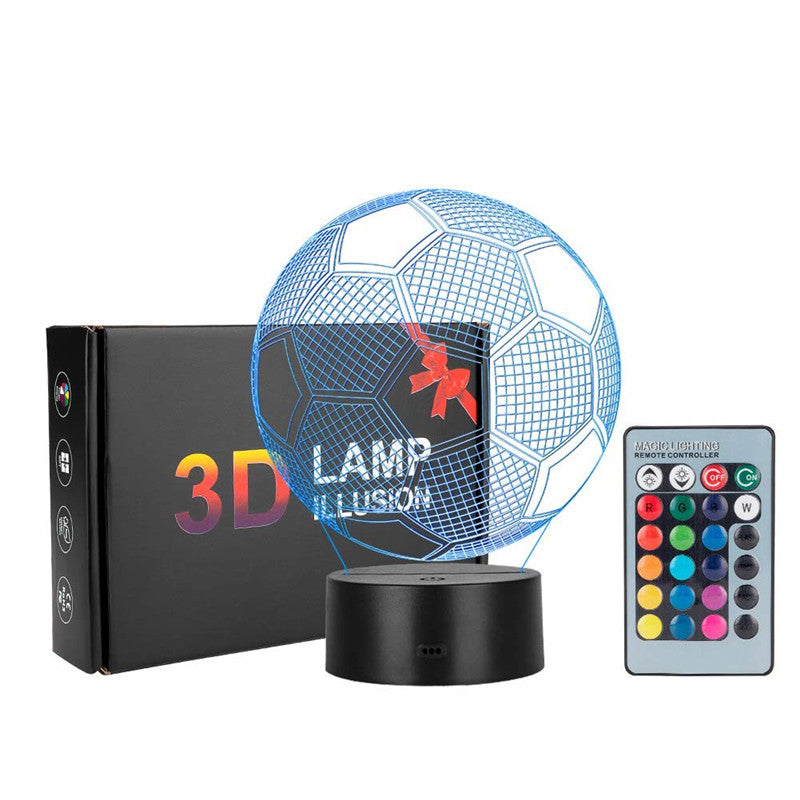 3D Visual Football Night light