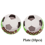 Football theme Party Tableware Plates