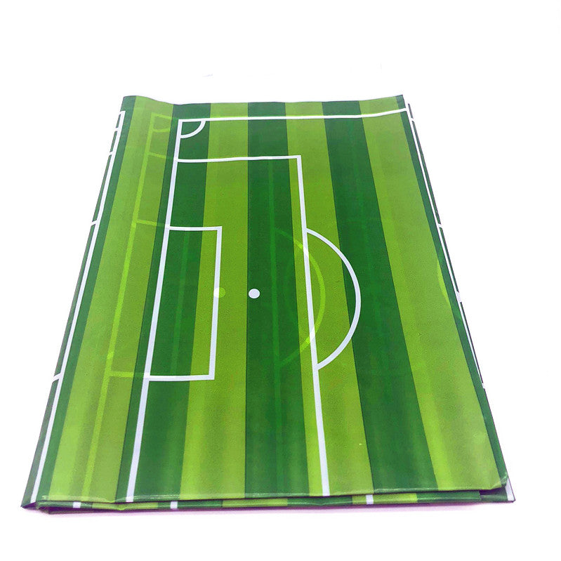 108*180cm  football tablecloths kids birthday wedding party supplies football table cover happy birthday party supplies