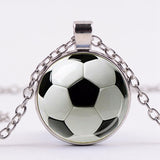 SIAN Novelty Fashion Soccer Pendant Necklace