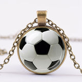 SIAN Novelty Fashion Soccer Pendant Necklace