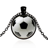 SIAN Novelty Fashion Soccer Pendant Necklace